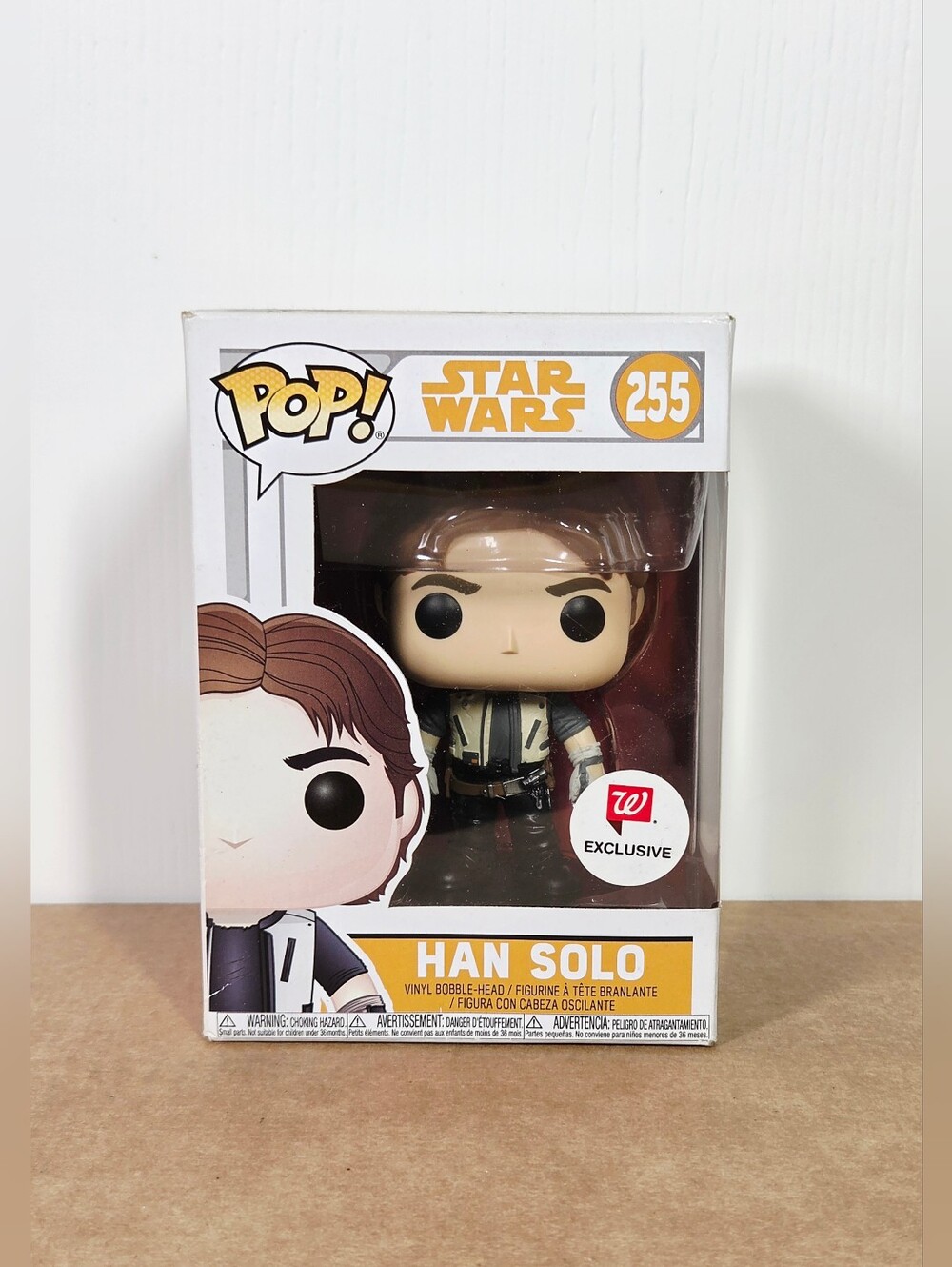 Funko Pop! 255 Han Solo Star Wars Walgreens Exclusive Vinyl Figure